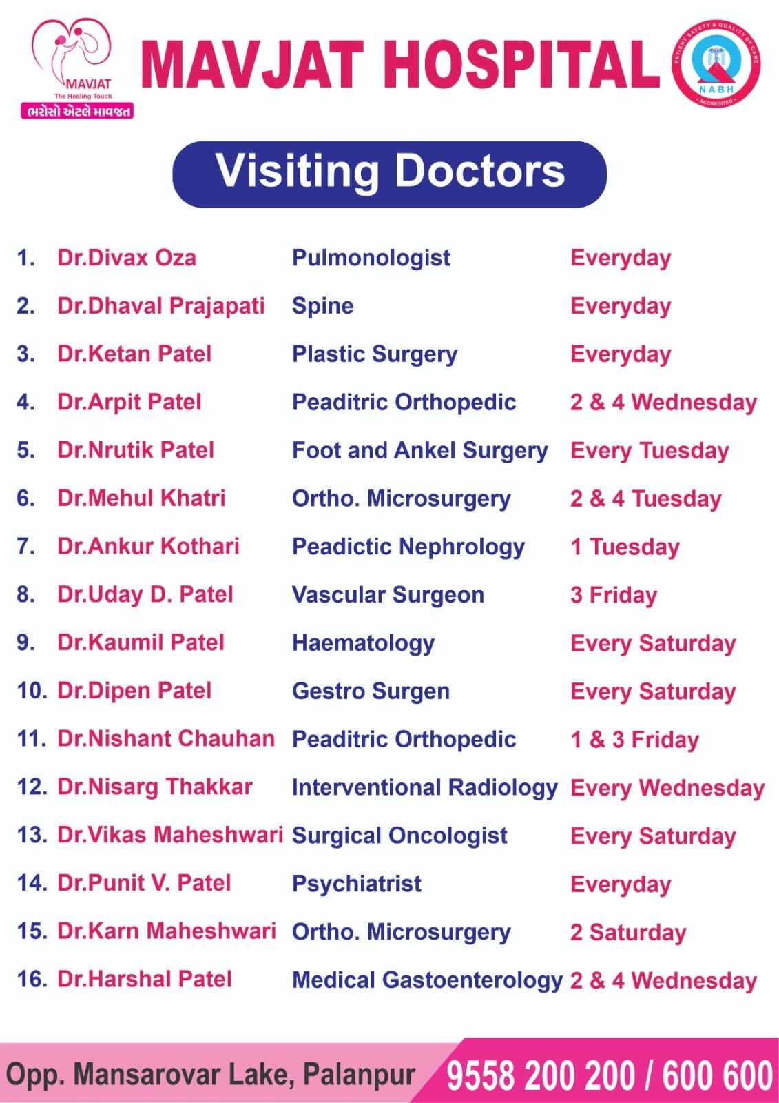 Mavjat Hospital - Multispeciality Hospital in Palanpur